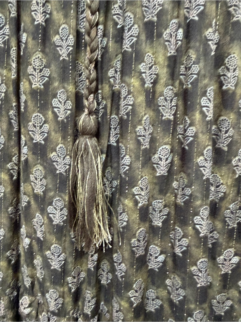 NATURAL LIFE Charcoal Floral Tiered Maxi Dress - Picture 4 of 6